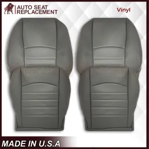 2013 - 2018 Dodge Ram Work Truck Replacement Vinyl Seat Covers Diesel Gray: Choose your side