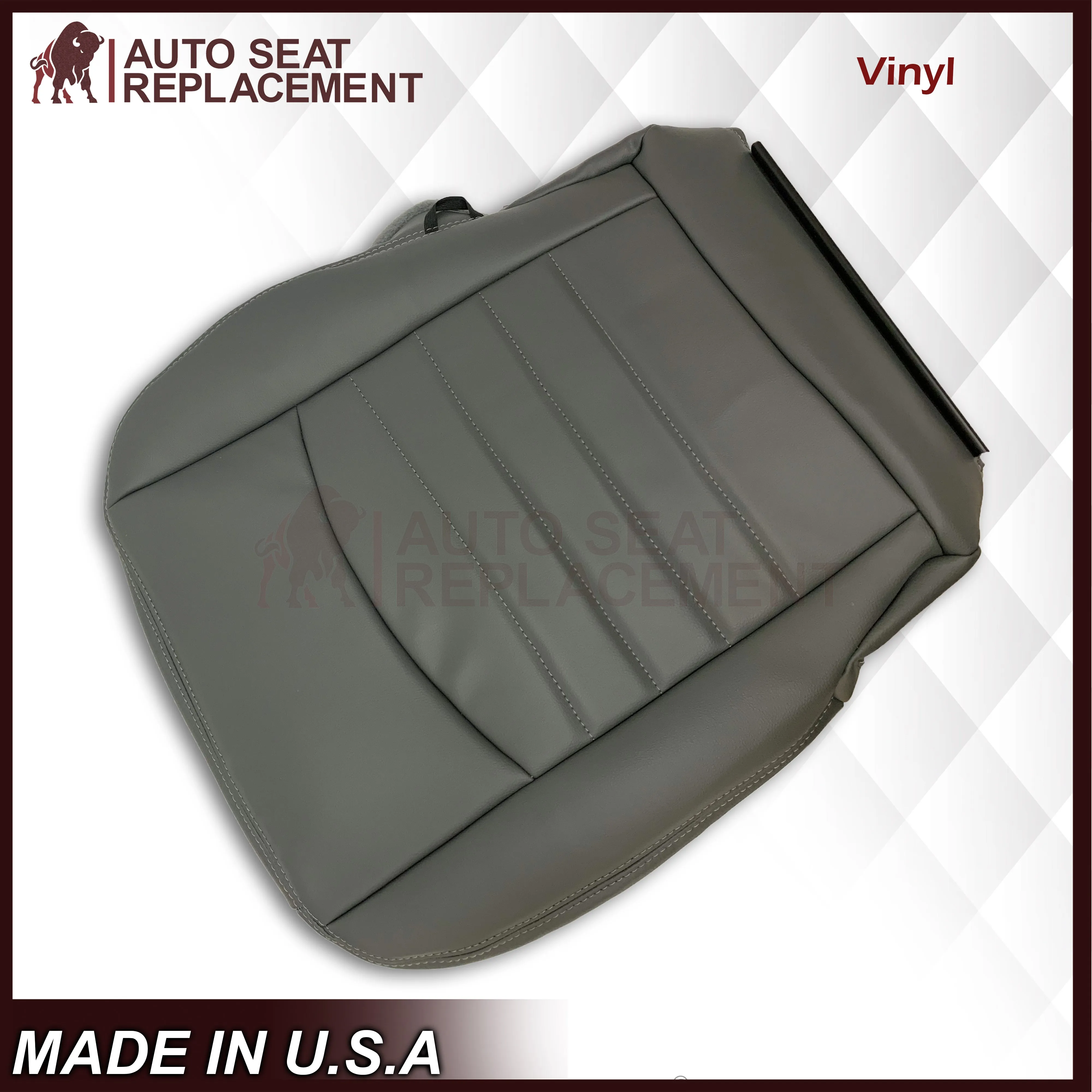 2013 - 2018 Dodge Ram Work Truck Replacement Vinyl Seat Covers Diesel Gray: Choose your side