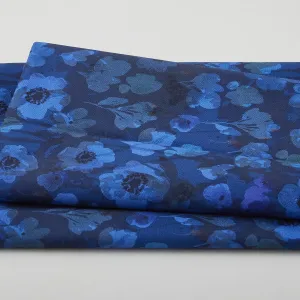 Beatrice Favorites - Tonal Floral Navy 2 Yard Cut