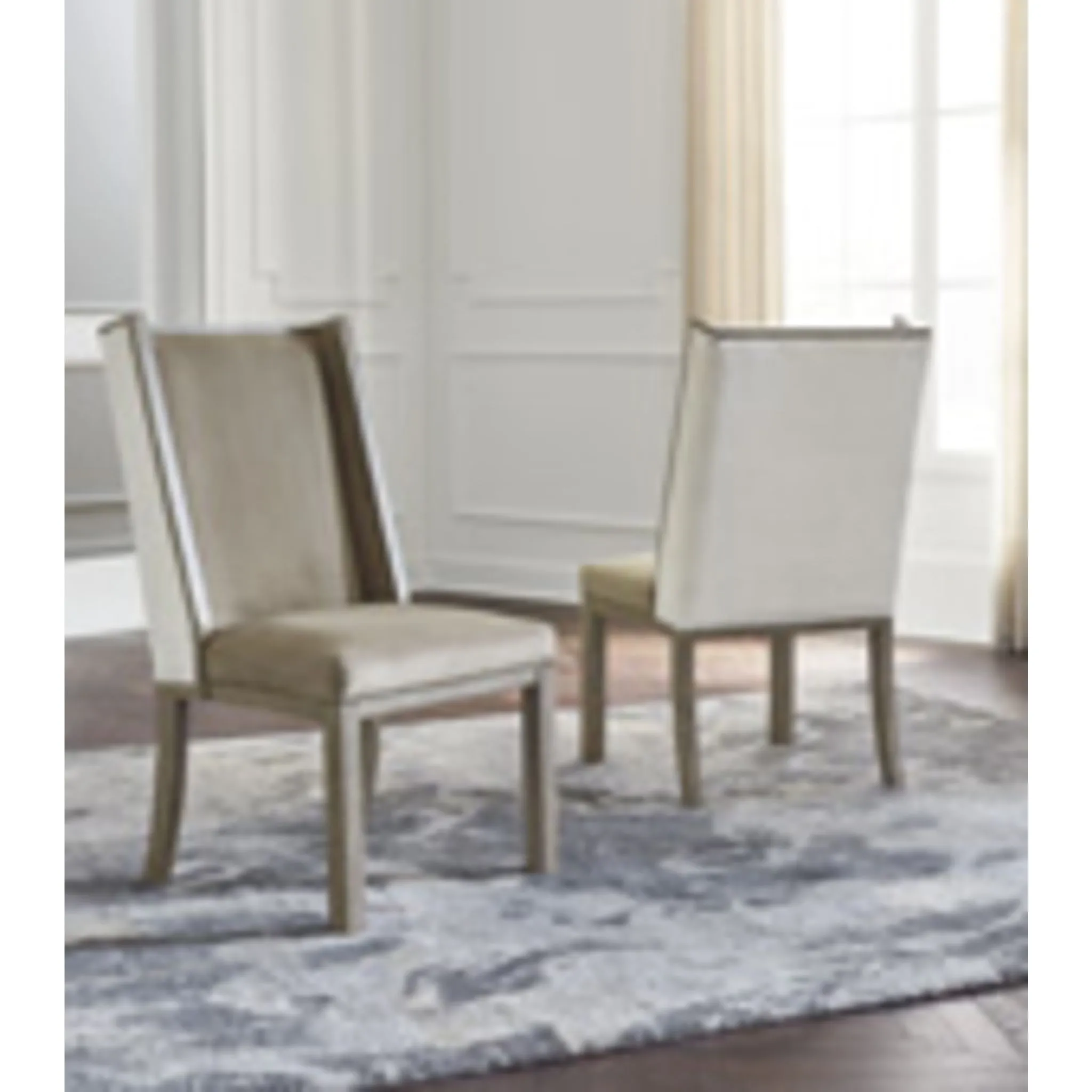 Chrestner Side Chair - Brown/Beige - (D983-02)