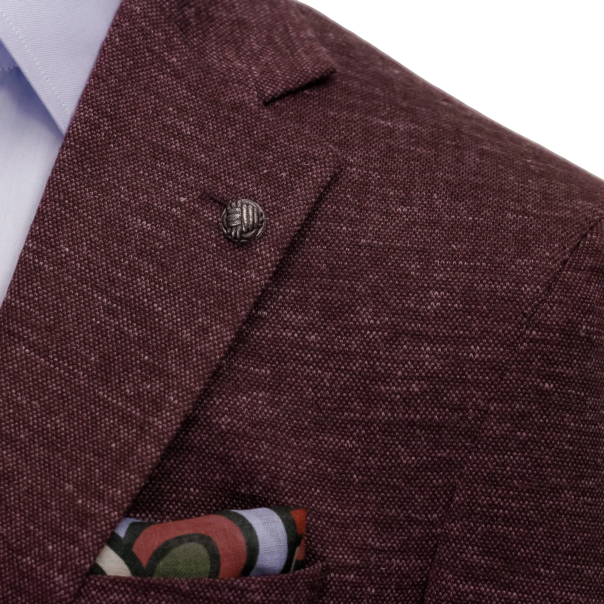 Cranberry Comfortwear Knit Hartford Contemporary Fit Unconstructed Sport Coat - Jack Victor