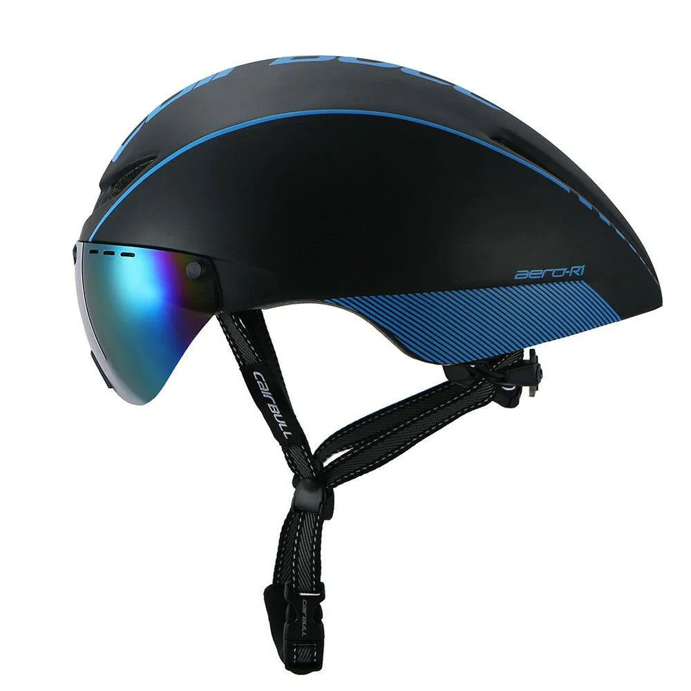 Cycling Helmet Adult MTB Road Bike Safety Helmet Lightweight Sports Protective Equipment with Detachable Goggle Extra Lining