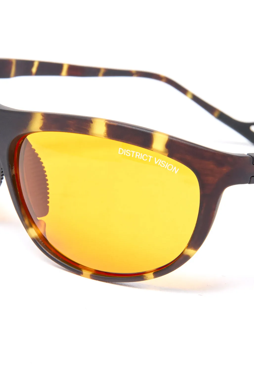 District Vision Takeyoshi Altitude Master Sunglasses - Tortoise / D  Ember Orange