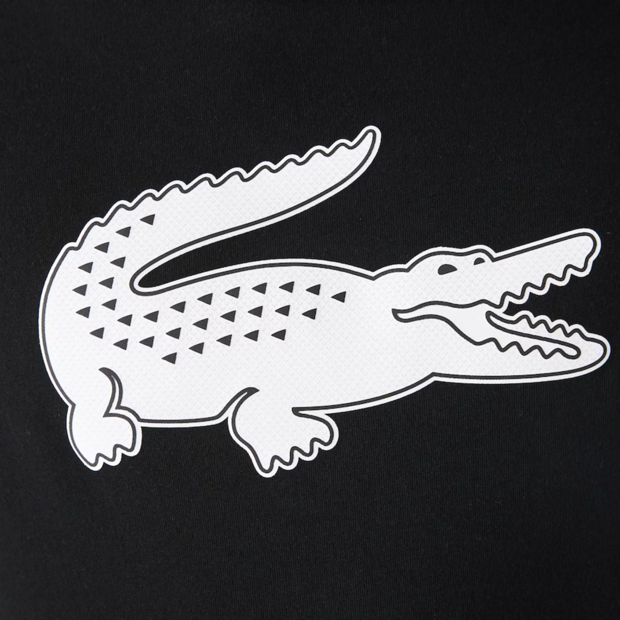 Lacoste Men'S Sport 3D Print Crocodile Breathable Jersey T-Shirt - Navy Blue/Wasp