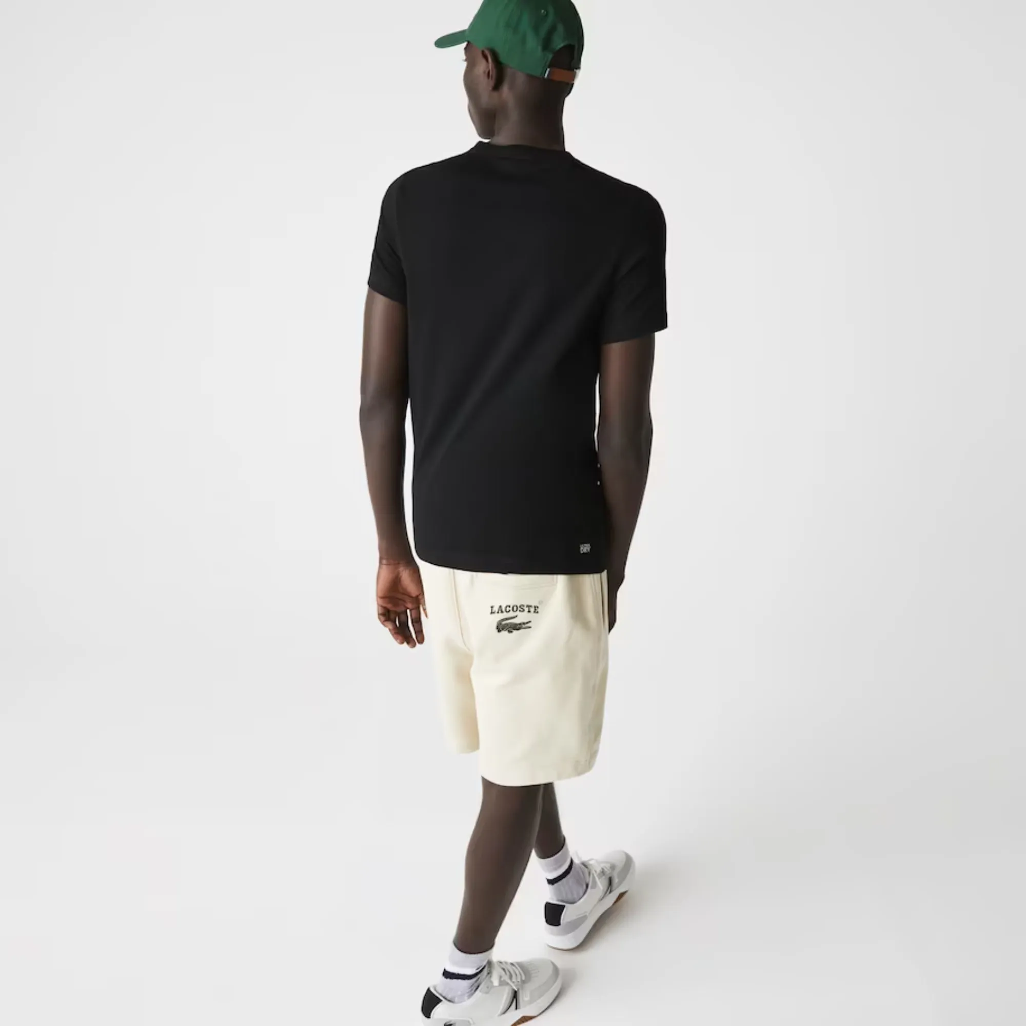 Lacoste Men'S Sport 3D Print Crocodile Breathable Jersey T-Shirt - Navy Blue/Wasp