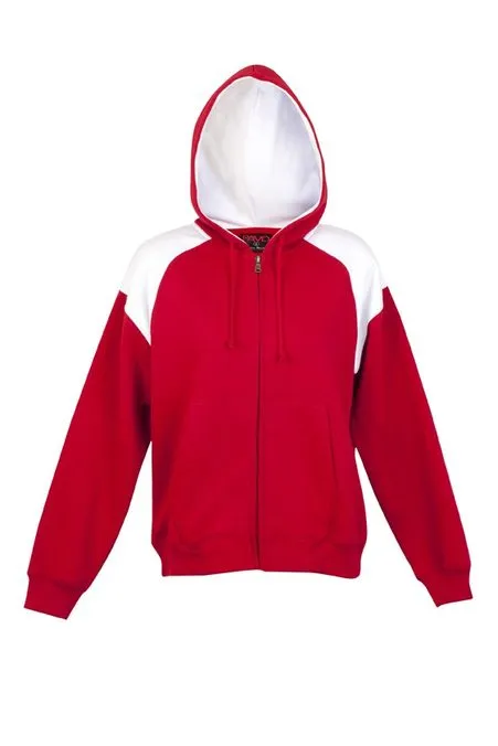 Ladies/Juniors Shoulder Contrast ZIP Hoodie - FZ33UN