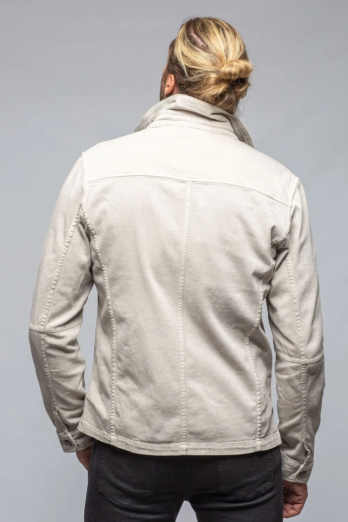 Leland Linen Trucker In Sasso