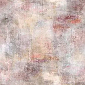 Monet Printed Satin Fabric (By The Metre) Amber