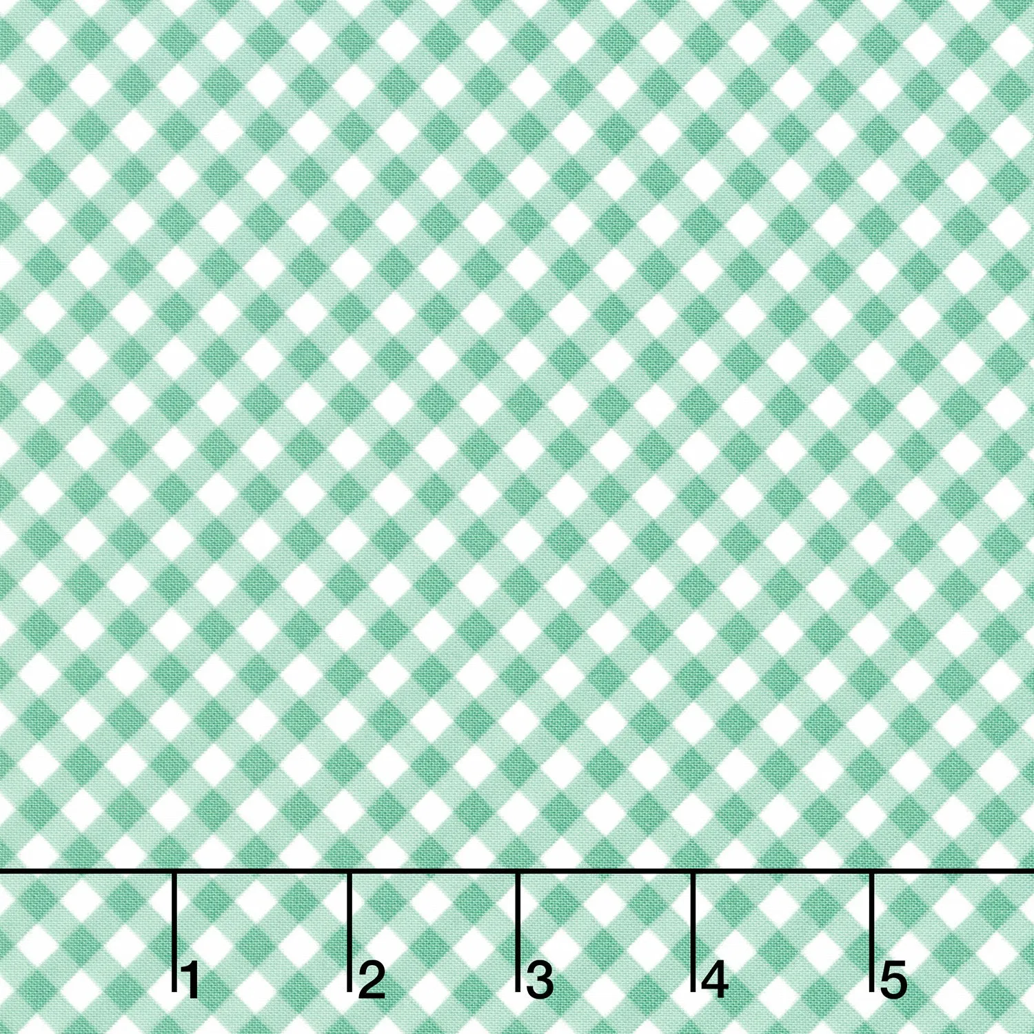 Spring Gardens - Gingham Green Yardage
